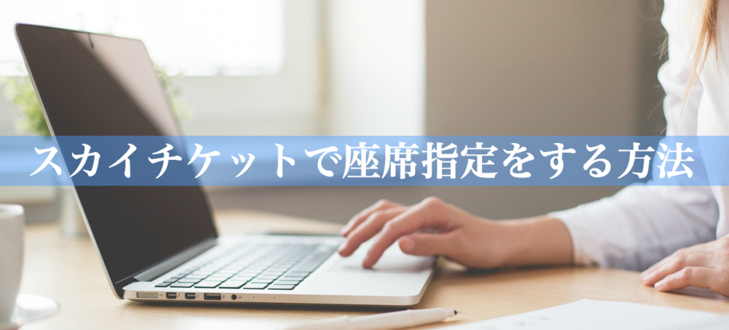 スカイチケットで座席指定をする方法