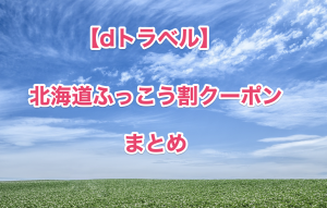 dトラベル北海道復興割クーポン